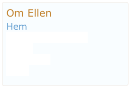 Om Ellen
Hem
Fakta och historia
Bilder
Vännerna
Boka